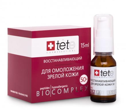 Биокомплекс для восстановления зрелой кожи 50+ / Tete Cosmeceutical 15 мл